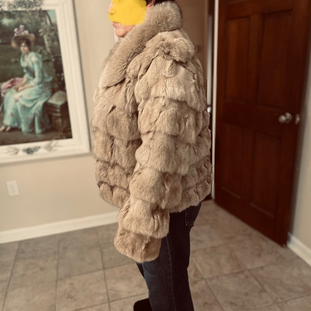 Authentic fox fur jacket - Picture 7 of 7